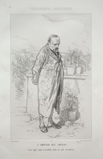 Bahçe Aşığı by Paul Gavarni