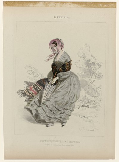 Sanatçı, Country Toilet, Eylül 1840: Modların Fizyonomisi. by Paul Gavarni