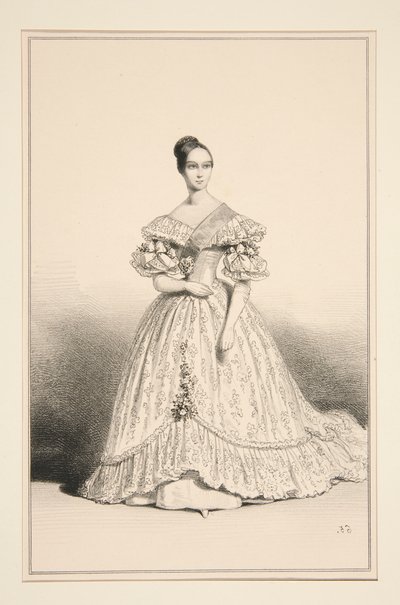 Prenses Helene, Düşes by Paul Gavarni