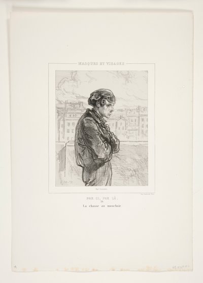 Mendil avı. by Paul Gavarni