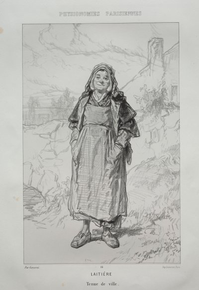 sütçü by Paul Gavarni