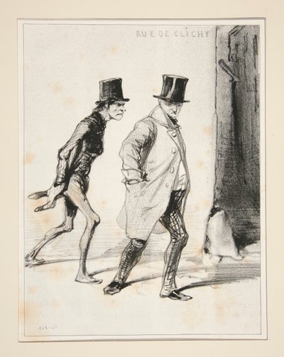 Seksagenary Borçlu. by Paul Gavarni
