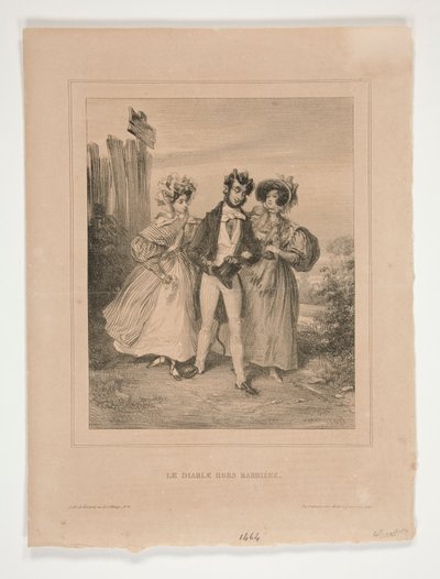 Engelin Dışındaki Şeytan by Paul Gavarni