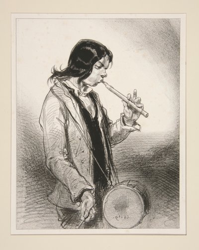 Le Galoubet. by Paul Gavarni