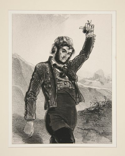 Kastanyetler by Paul Gavarni