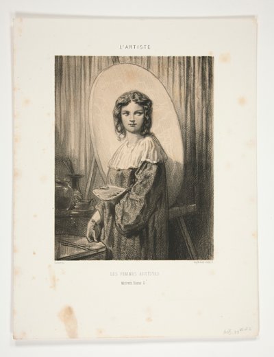 Les Femmes Sanatçıları/ Mistress Diana S by Paul Gavarni