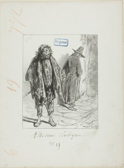 Les Propos de Thomas Vireloque: Figaro büyüdüğünde Bazile olur by Paul Gavarni