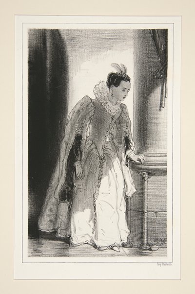 FRANSA MARGARET. 1560. by Paul Gavarni