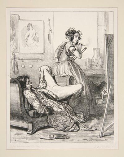 Azizim sana benziyor, n by Paul Gavarni