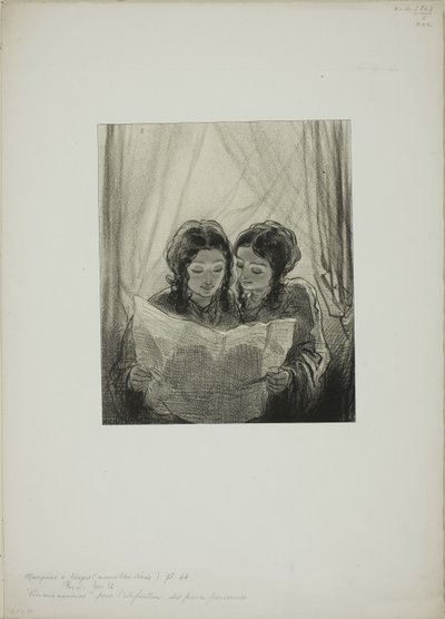 Maskeler ve yüzler: Duyurulara bakın by Paul Gavarni