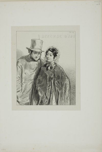 Maskeler ve yüzler: Bay Pipanthoud, siz de göstermiyorsunuz. by Paul Gavarni