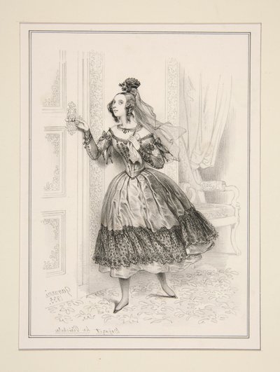 Bayan Dejazet by Paul Gavarni