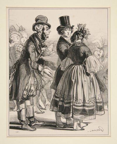6 - Karnaval - Hırsıza biraz ödünç verin by Paul Gavarni