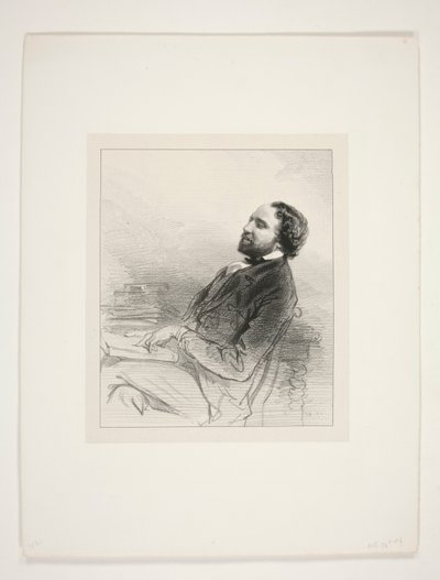 Eski Nick (Emile Forgues) by Paul Gavarni