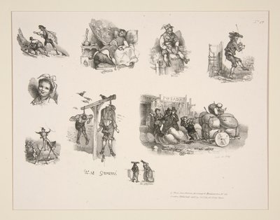 Küçük figürler XVII. by Paul Gavarni