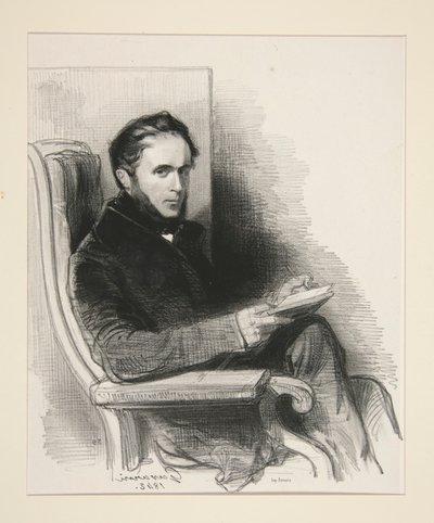 Raymond La Garrigue by Paul Gavarni