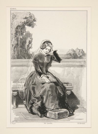 Rose De Tannebourg. by Paul Gavarni