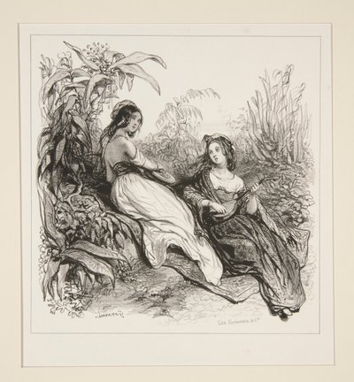 Altı Küçük Salon İkilisi by Paul Gavarni