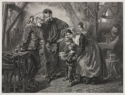 İşçilerin Doğum Günü. by Paul Gavarni