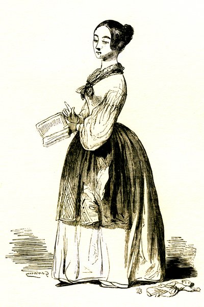 Öğretmen (gravür by Paul Gavarni