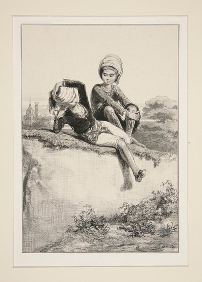 Thimothee (sic) Et Philemon by Paul Gavarni