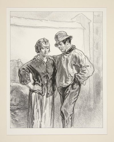 Burada, Fanny, c by Paul Gavarni