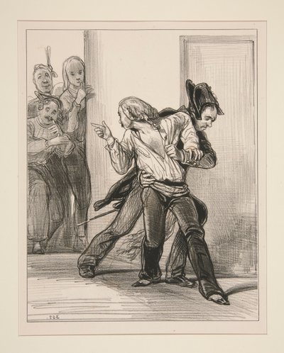 Sen, seni tekrar edeceğim! by Paul Gavarni