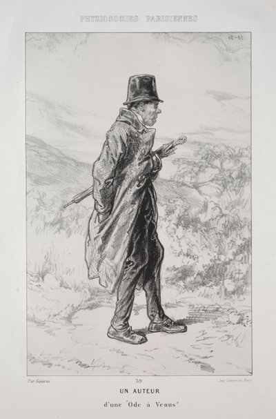 Bir yazar by Paul Gavarni