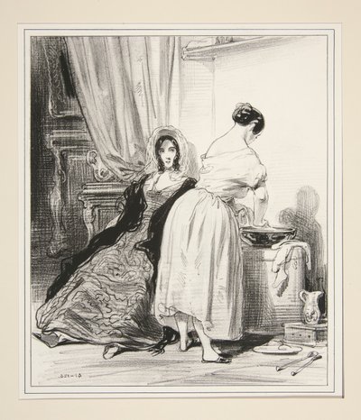 sahip olan küçük bir genç adam by Paul Gavarni