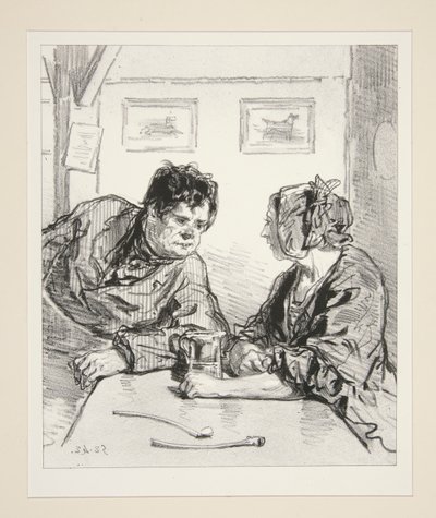 yani öyle düşünüyorsun by Paul Gavarni