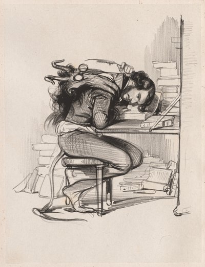 Émile Forgues Eski Nick, c. 1835-1840. by Paul Gavarni