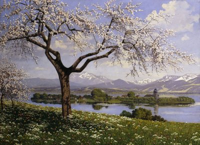 Baharda Bavyera Gölü Manzarası, by Paul Graf