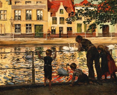Kuğuları beslemek, by Paul Graf