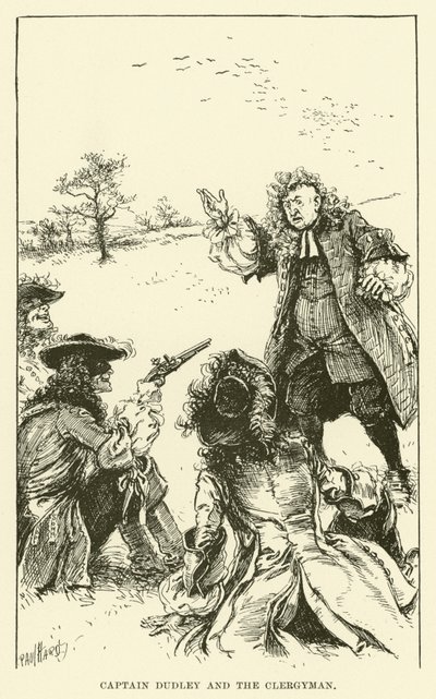 Kaptan Dudley ve Rahip (gravür) by Paul Hardy