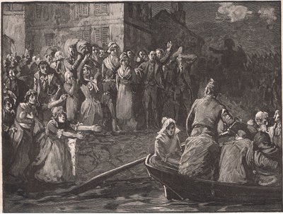 Toulon AD 1793'ten kraliyet yanlılarının geri çekilmesi by Paul Hardy