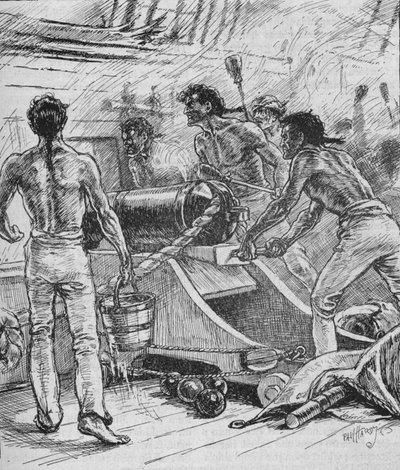 Kraliyet Egemenleri Silahlarına Sıkıştı ve Onlarla İblisler Gibi Savaştı, 1902 by Paul Hardy
