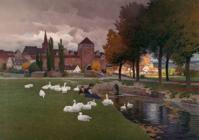 Kasabanın önünde by Paul Hey