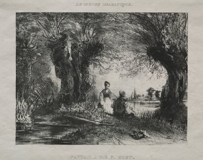 Fantezi, 1836. by Paul Huet