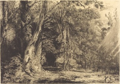 Ile Séguin Ormanında Sel by Paul Huet
