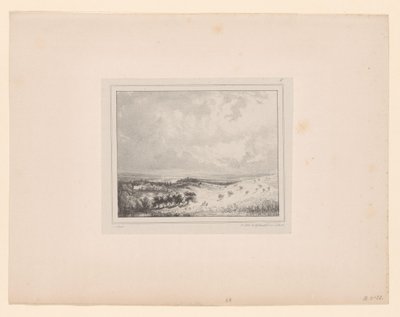 Güneş ışığında tepelik manzara Plein soleil Sekiz manzara performansı (dizi başlığı) Huit sujets de Paysage (dizi başlığı) by Paul Huet
