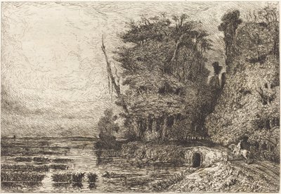 Günün sonunda fırtına by Paul Huet