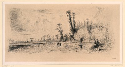 Paris çevresinde Saulee by Paul Huet