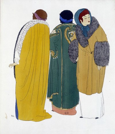 Paul Iribe tarafından çizilen “Les Dresses de Paul Poiret”ten çizilen Paul Poiret
