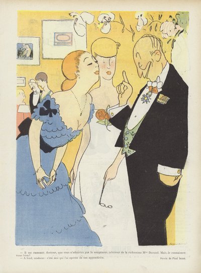 Le Rire için İllüstrasyon by Paul Iribe