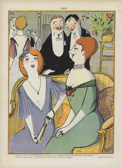 Le Rire için İllüstrasyon by Paul Iribe
