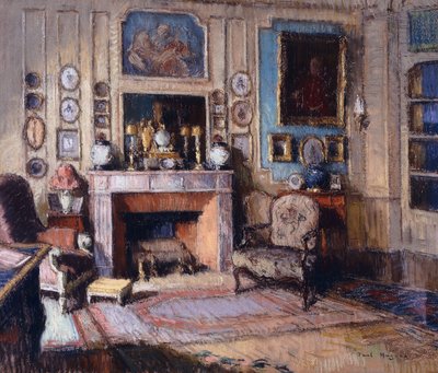 Bir Salon İçi (pastel) by Paul Jean Hugues