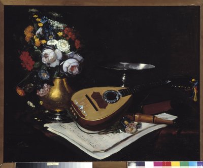Mandolin ile natürmort Resim Paul Joret (19. yüzyıl) 19. yüzyıl Zorunlu söz: Koleksiyon vakfı de Provence, Marsilya