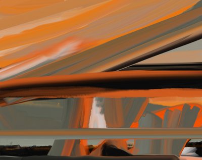 53.7600N-9.6595W, 2022 (dijital sanat) by Paul Kempton