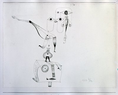 A Caprice of Balance (Çizim, 20. yüzyıl) by Paul Klee
