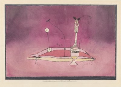 Yatak odasından bir resim, 1922. by Paul Klee